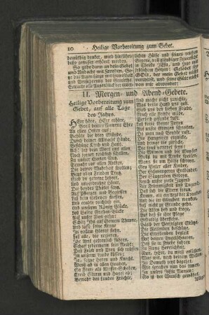 II. Morgen- und Abend-Gebete.
