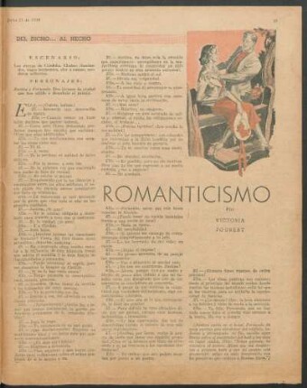 Del dicho...al hecho : Romanticismo