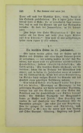 7. Die deutschen Städte im 15. Jahrhundert