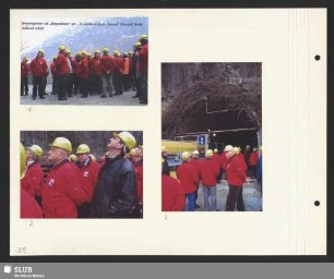 Besuch der Baustelle des Gotthard-Basistunnels am Südende des Tunnels in Bodio