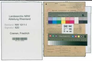 Entnazifizierung Friedrich Coenen , geb. 07.07.1903 ()