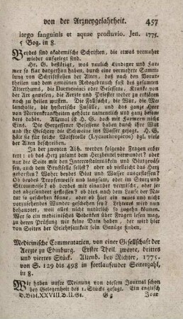 Medicinische Commentarien. Bd.1.,St.2-4.