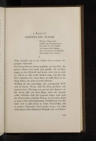 4. Kapitel Heimweg der Trauer