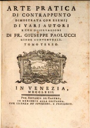 Arte Pratica Di Contrappunto, 3