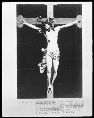 Detail der Kreuzigungsgruppe: Christus am Kreuz