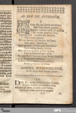 Ad Rev. Dn. Authorem.