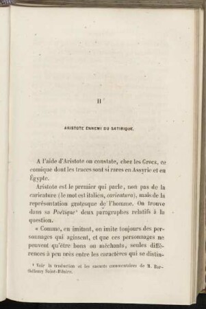 II Aristote ennemi du satirique.