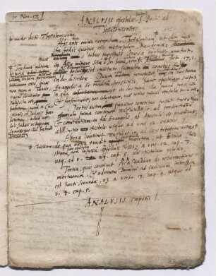 [Analysis epist. 1 Thess. 1617]