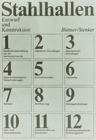 Buchgestaltung zu Büttner/Stenker 'Stahlhallen'