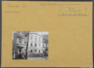 Straßenansicht. Berlin, Pankow, Parkstraße 29
