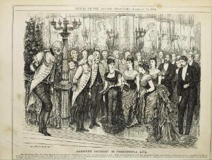 Awkward incident in fashionable life