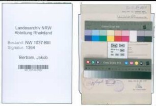 Entnazifizierung Jakob Bertram , geb. 02.08.1913 (Angestellter)