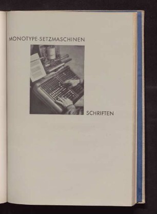 Monotype-Setzmaschinen Schriften