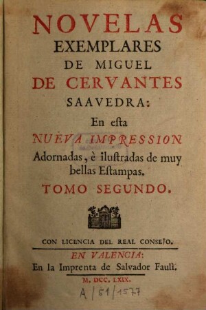 Novelas Exemplares De Miguel De Cervantes Saavedra, 2