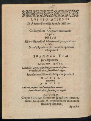 Lusus Quaternus