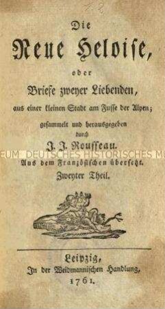 Roman zweier Liebender in Briefform