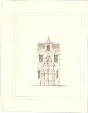 Zocher, Ernst; Brüssel (Belgien); Steadthaus - Ansicht