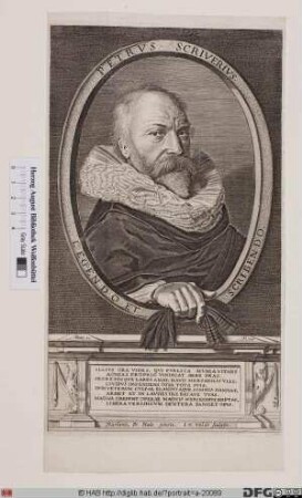 Bildnis Petrus Scriverius (eig. Pieter Schrijver)