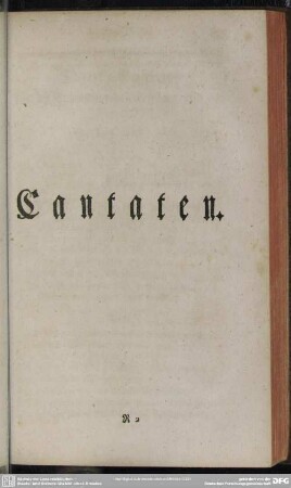 Cantaten