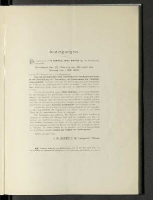 Bedingungen.