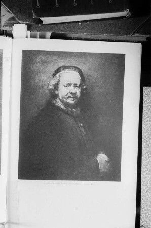 Reproduktion von Gemälden von Rembrandt : Selbstbildnis