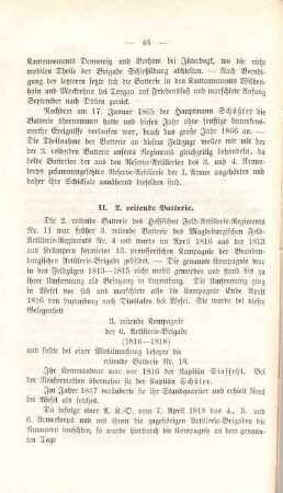 II. 2. reitende Batterie.