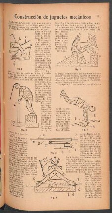 Construcción de juguetes mecánicos