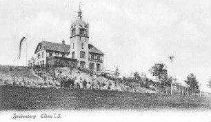 Eibau. Berggasthof Beckenbergbaude, Ansichtskarte