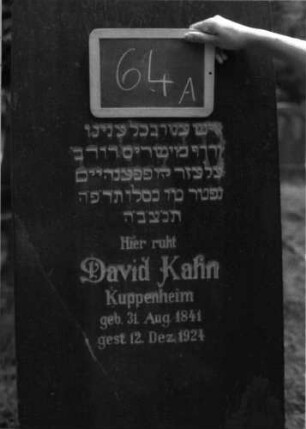 Grabstein 64A