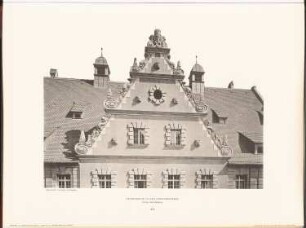 Feuerwache in der Fischerstraße, Berlin: Ansicht Giebel (aus: Neubauten der Stadt Berlin, Bd. I, 1902)