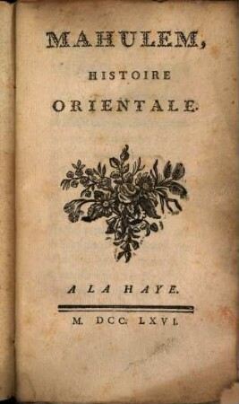Mahulem : histoire orientale