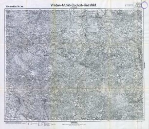 Reichskarte: Einheitsblatt 70 Vreden-Ahaus-Bocholt-Koesfeld