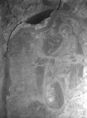 Manuel Palaiologos vor Madonna kniend