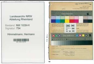 Entnazifizierung Hermann Himmelmann , geb. 15.06.1902 (Foerster)