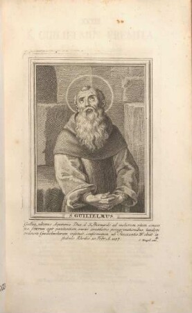 XXXIII. S. Guilelmus Eremita.