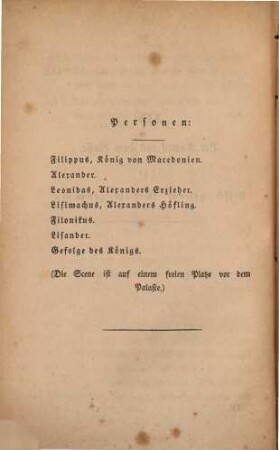 Hoftheater von Barataria oder Sprichwortspiele, 4