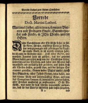 Vorrede Doct. Martini Lutheri.