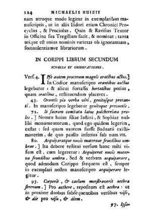 In Corippi Librum Secundum Scholia Et Observationes.