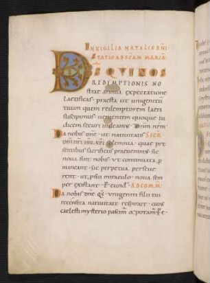 In vigilia natalis domini