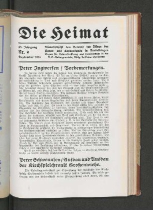 Vorbemerkungen.