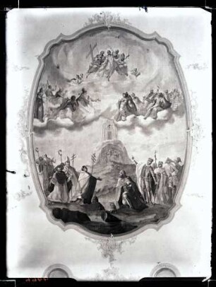 katholische Pfarrkirche; Deckengemälde im Schiff