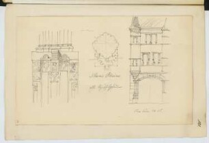 Abteikirche St. Remy, Reims: Details (aus: Skizzen- und Fotoalbum 10)