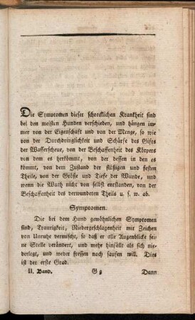 Symptomen. - Oeffnung der Menschenkadaver.
