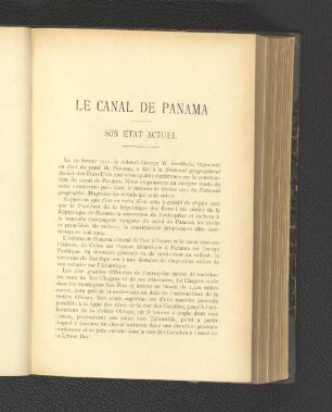 Le Canal De Panama Son Etat Actuel.