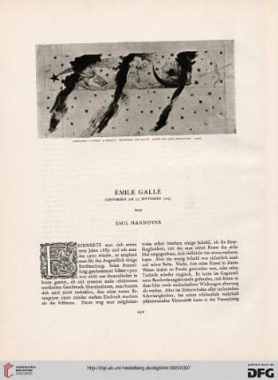 Émile Gallé: (gestorben am 23. September 1904)