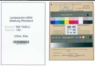 Entnazifizierung Else Urban , geb. 06.08.1911 ()