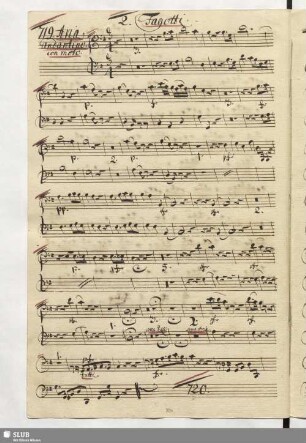 719. Aria: Benedette sian le Donne / Naumann, J.G.