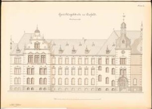 Amtsgericht, Krefeld: Vorderansicht