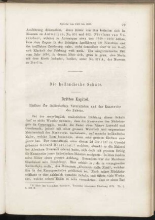 Die holländische Schule.