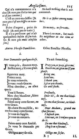 Autres Phrases Familiéres. Other Familiar Phrases.